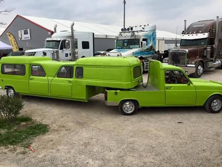 What happens when you have three junked Renault 4 Vans and lots of free time?