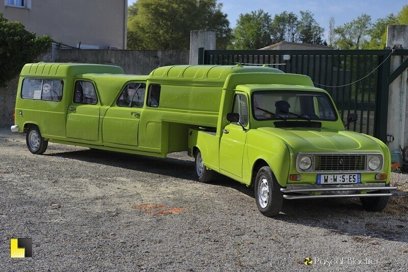 What happens when you have three junked Renault 4 Vans and lots of free time?