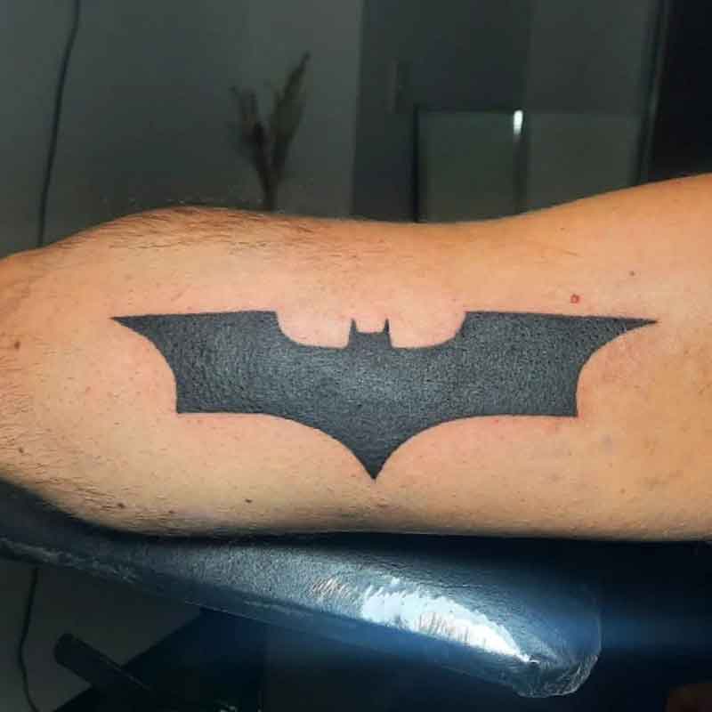 Batman Batarang Tattoo 2