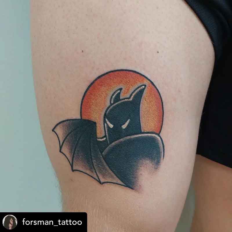 Batman Silhouette Tattoo 2