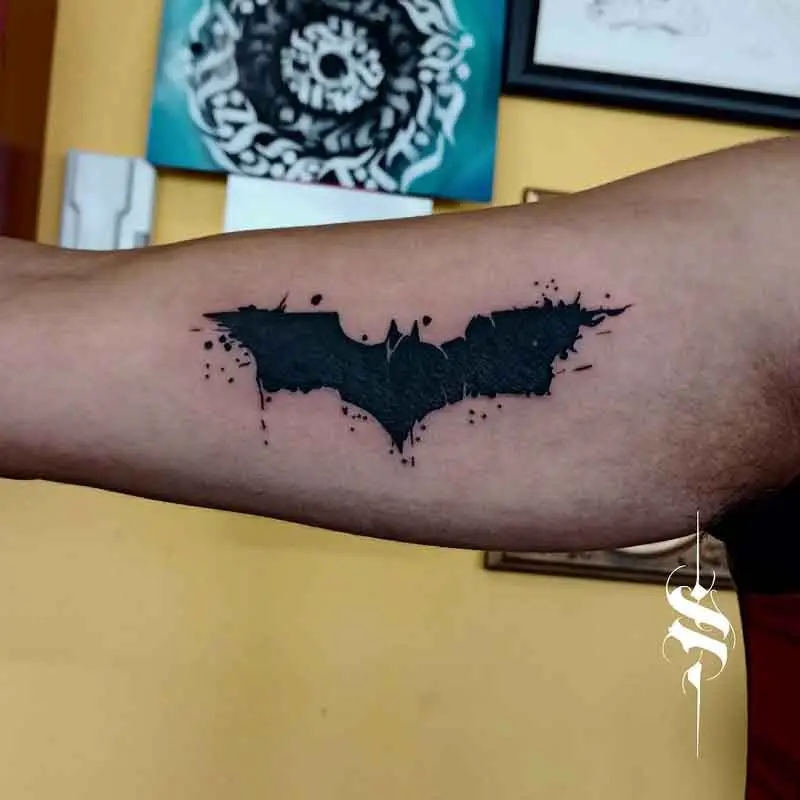 Batman Silhouette Tattoo 3