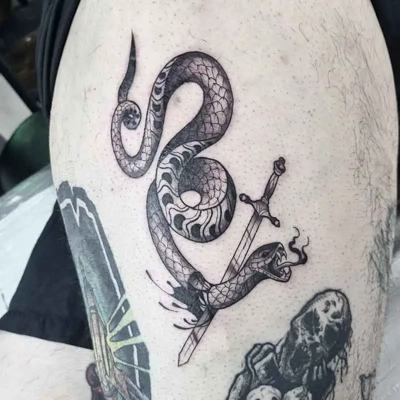 Harry Potter Snake Tattoo 2