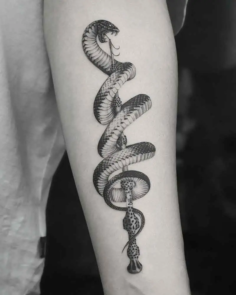 Harry Potter Snake Tattoo 3