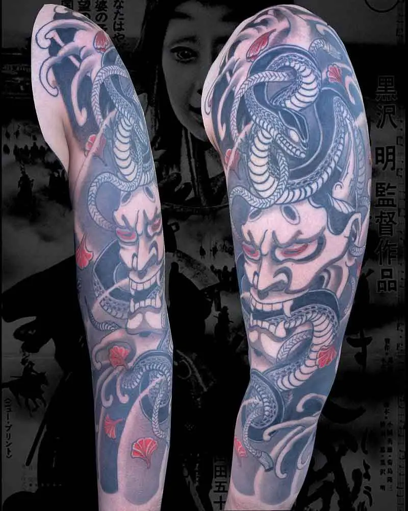 Japanese Snake Tattoo 2