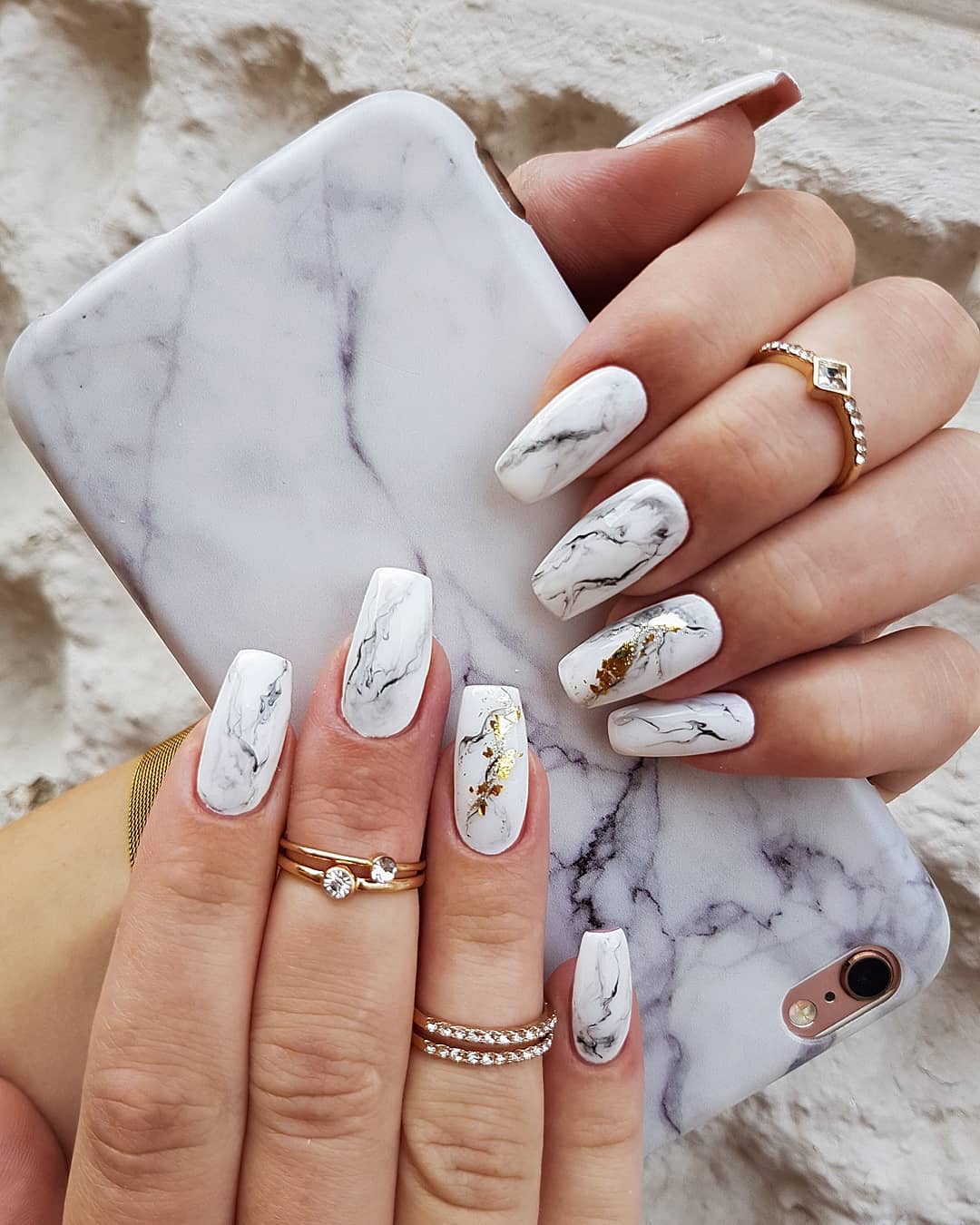 Marble Nails