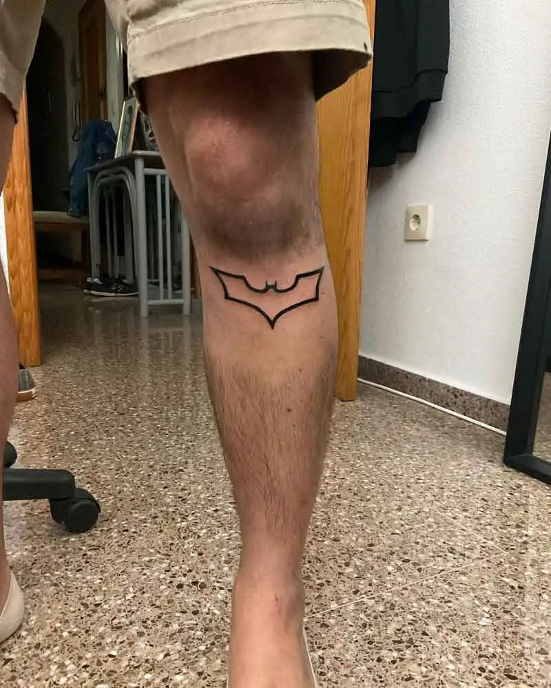 Minimalist Batman Tattoo 1