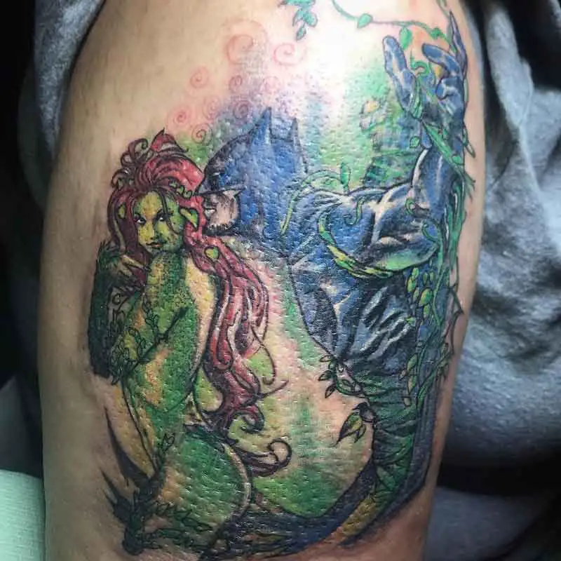 Poison Ivy Batman Tattoo 3