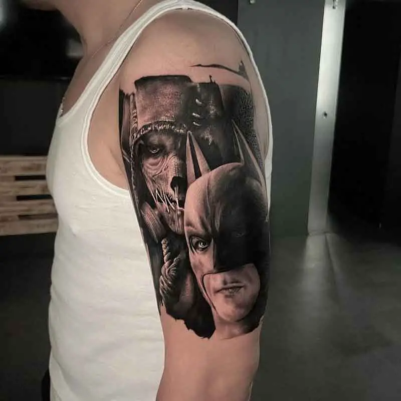 Scarecrow Batman Tattoo 2