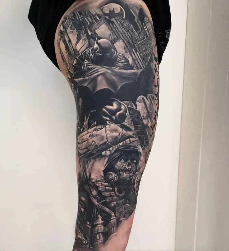 Scarecrow Batman Tattoo 3