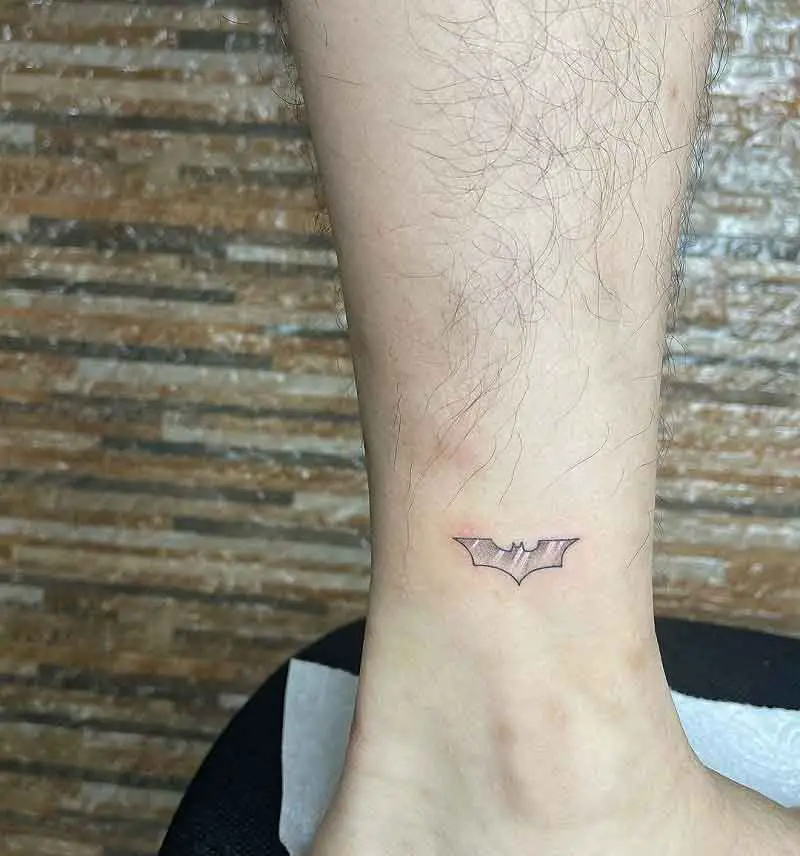 Small Batman Tattoo 3