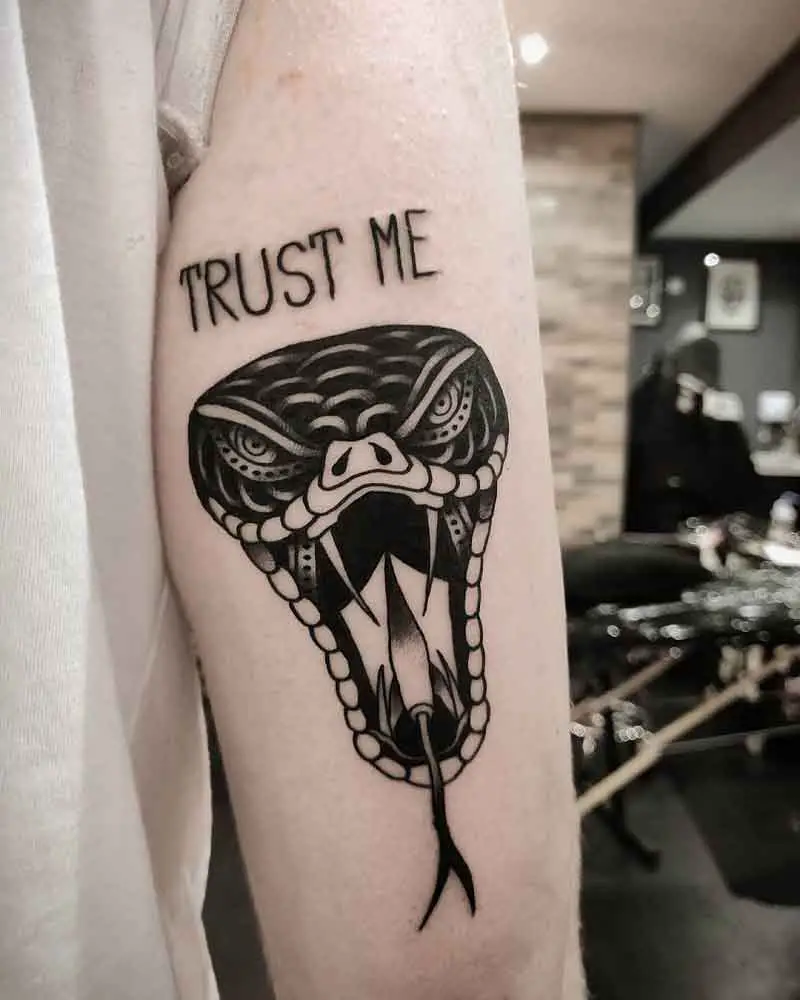 Snake Head Tattoo 1