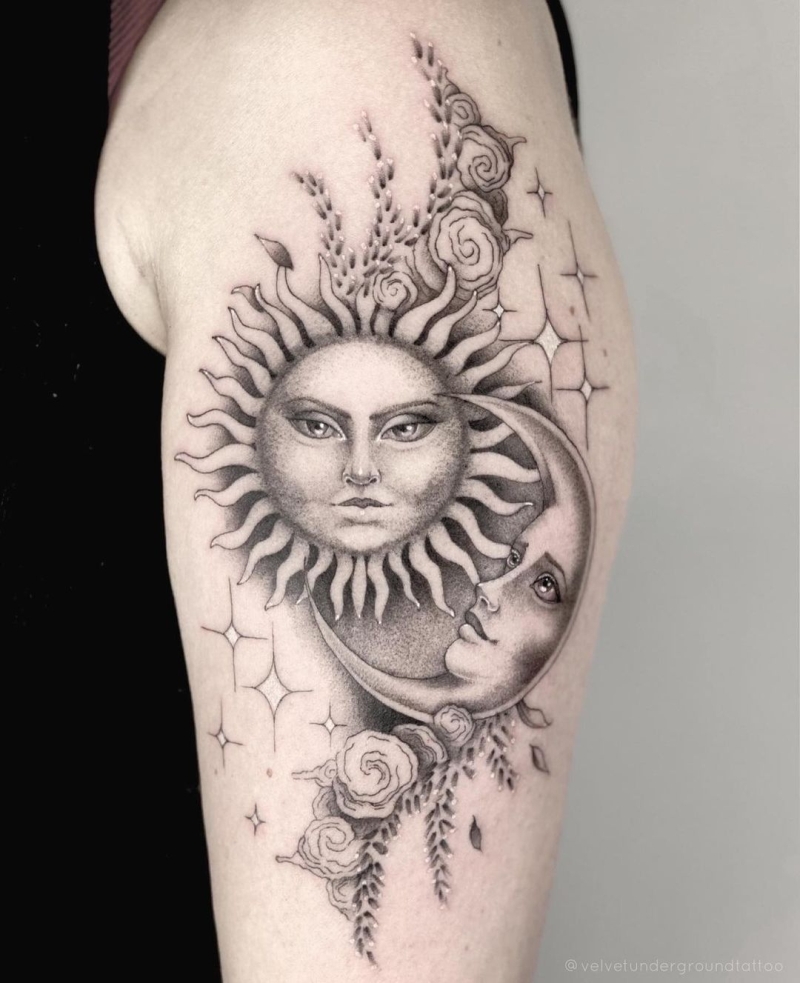 Lucky moon and sun tattoos with hidden meanings – The Daily Worlds