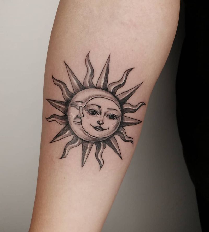 Lucky moon and sun tattoos with hidden meanings – The Daily Worlds