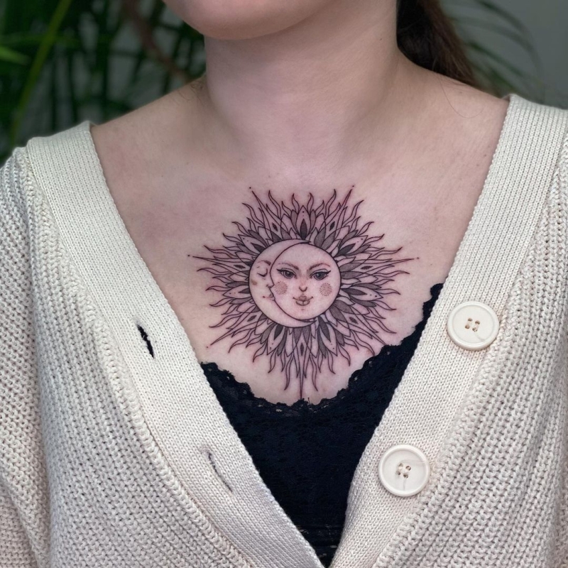 Lucky moon and sun tattoos with hidden meanings – The Daily Worlds