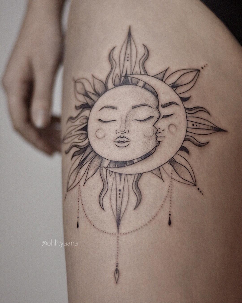 Lucky moon and sun tattoos with hidden meanings – The Daily Worlds