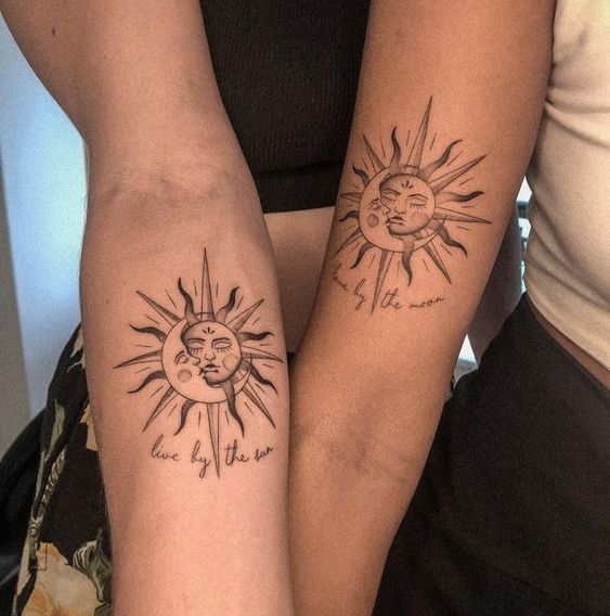 Lucky moon and sun tattoos with hidden meanings – The Daily Worlds