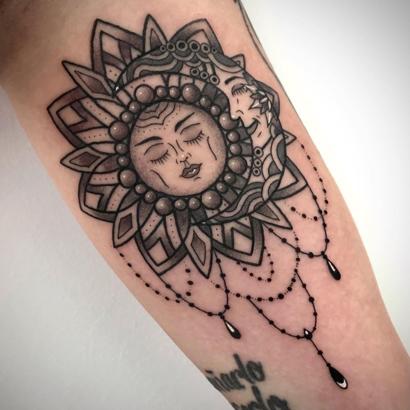 Lucky moon and sun tattoos with hidden meanings – The Daily Worlds