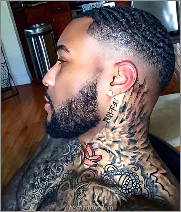 Small Mens Small Neck Tattoo Ideas