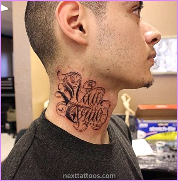 Small Mens Small Neck Tattoo Ideas