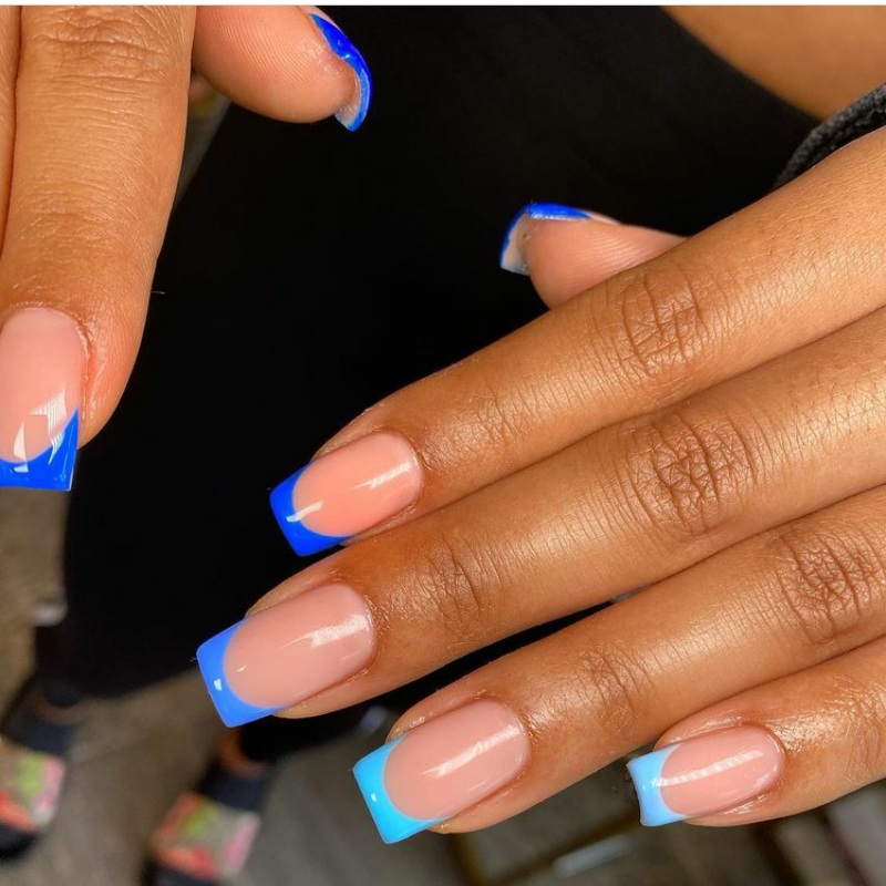 french tip nails 2021