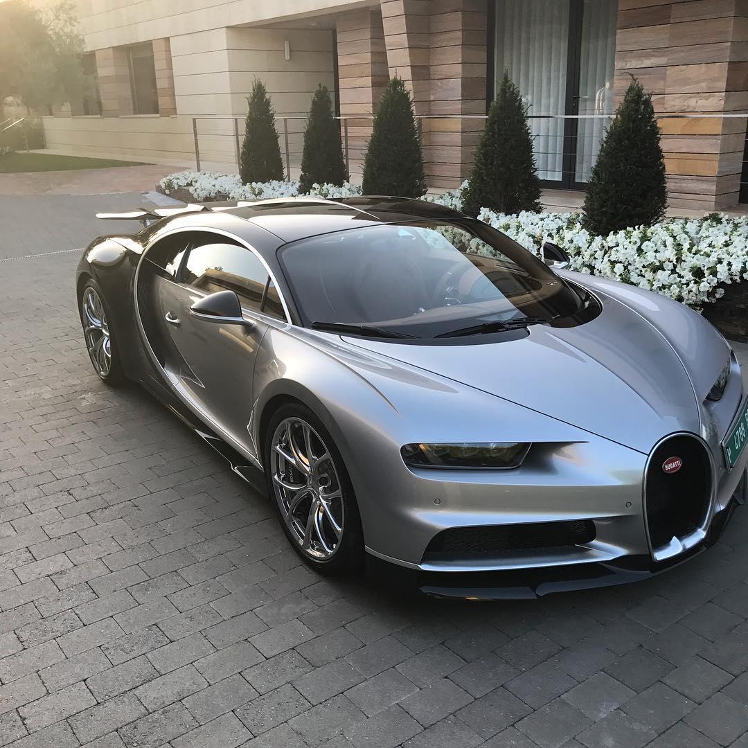 The 37-year-old loves posting images of his cars to social media, including the Bugatti Chiron