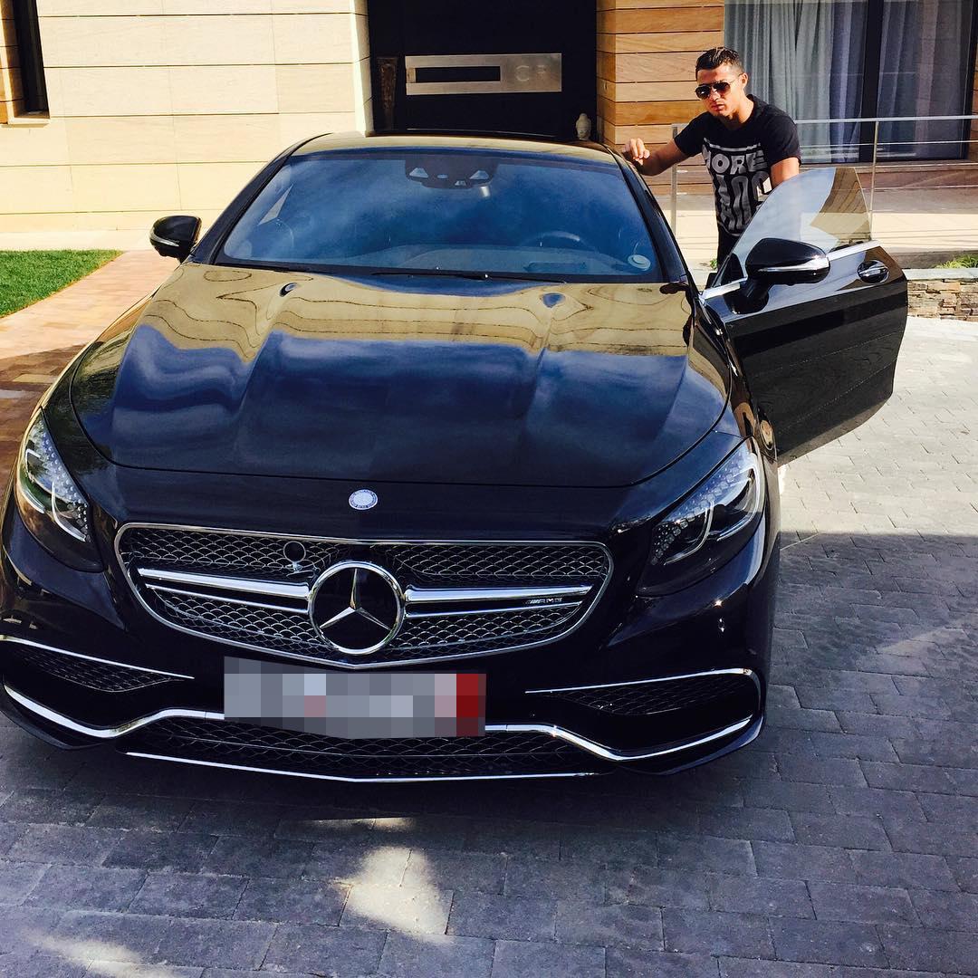 Ronaldo has one of the most impressive car collections in football