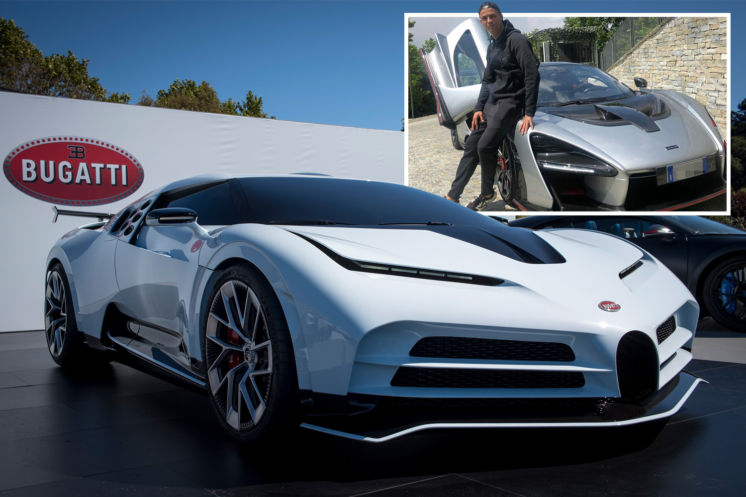 Ronaldo is also believed to be one of 10 people lucky enough to buy the incredible Bugatti Centodieci, which costs £8.5m