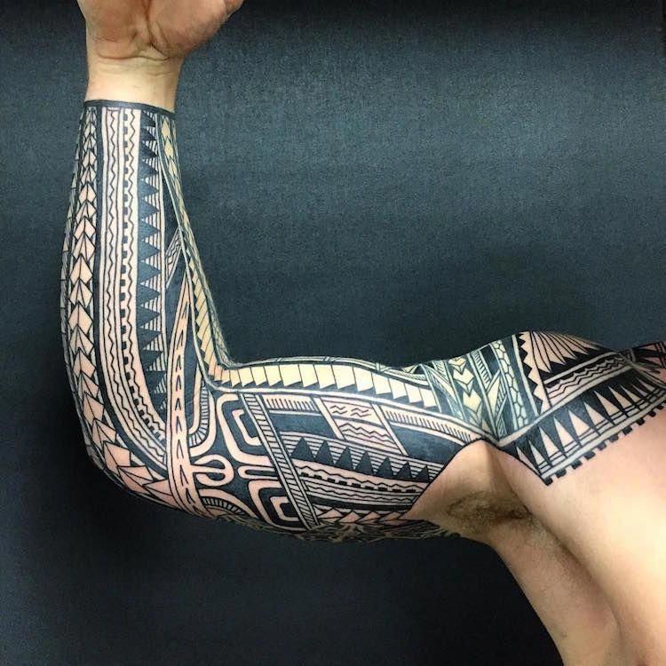 Tribal Sleeve Tattoo Designs