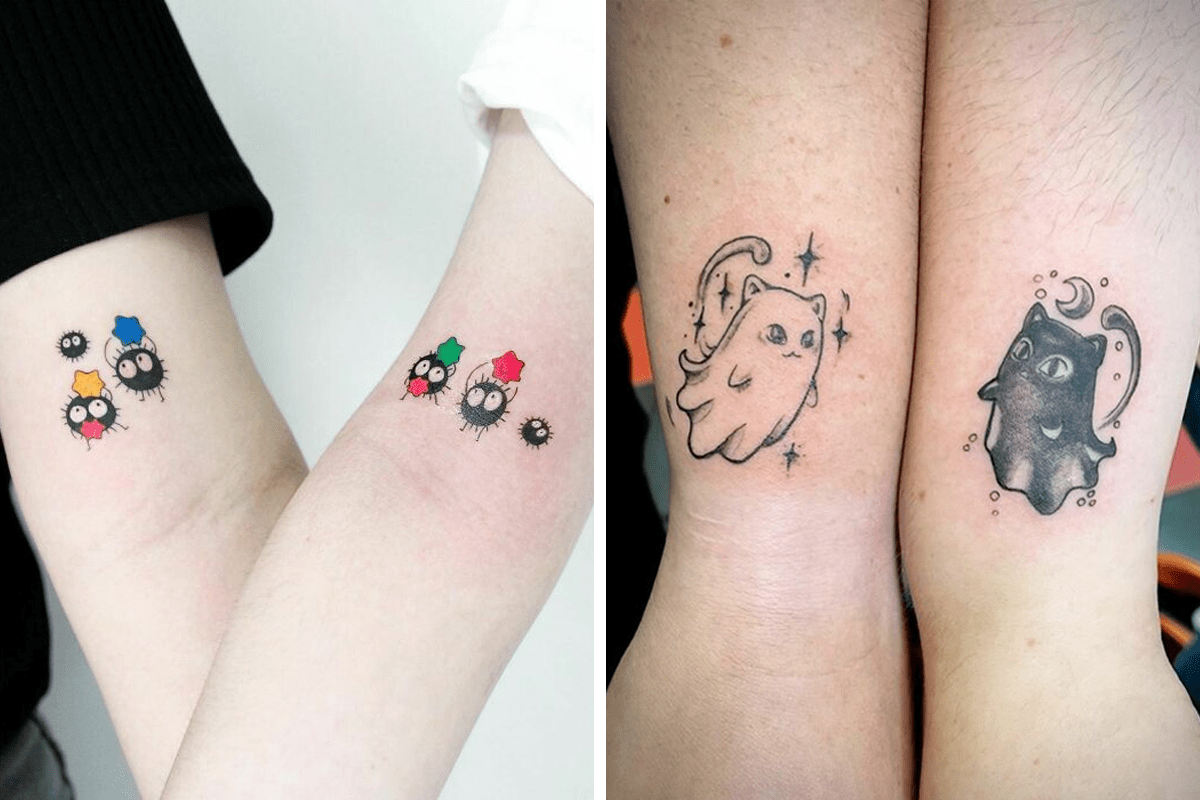 98 BFF Tattoo Ideas Because Friends Don't Let You Do Silly Things Alone |  Bored Panda