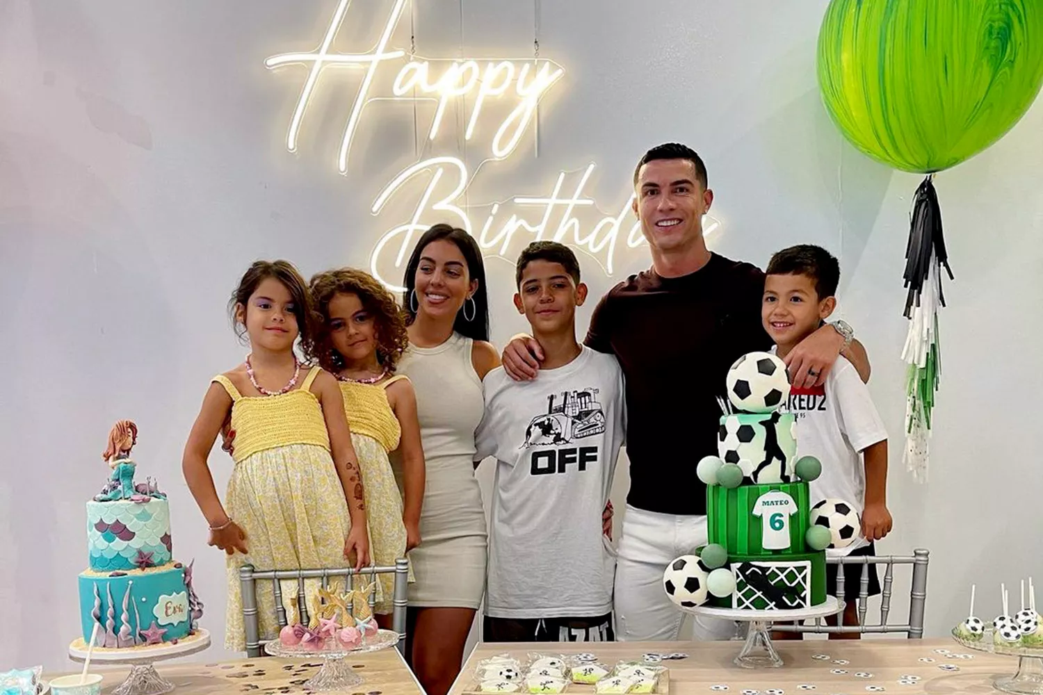 georgina rodriguez and cristian ronaldo birthday party