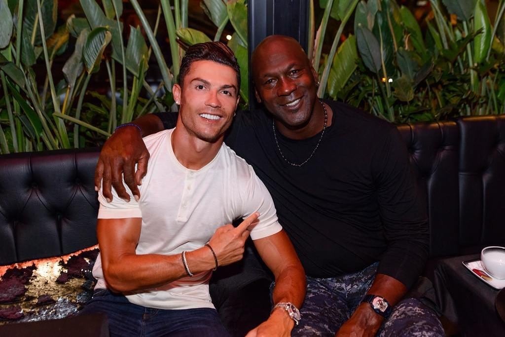 Cristiano Ronaldo and Michael Jordan meet on holiday and the internet goes nuts | South China Morning Post