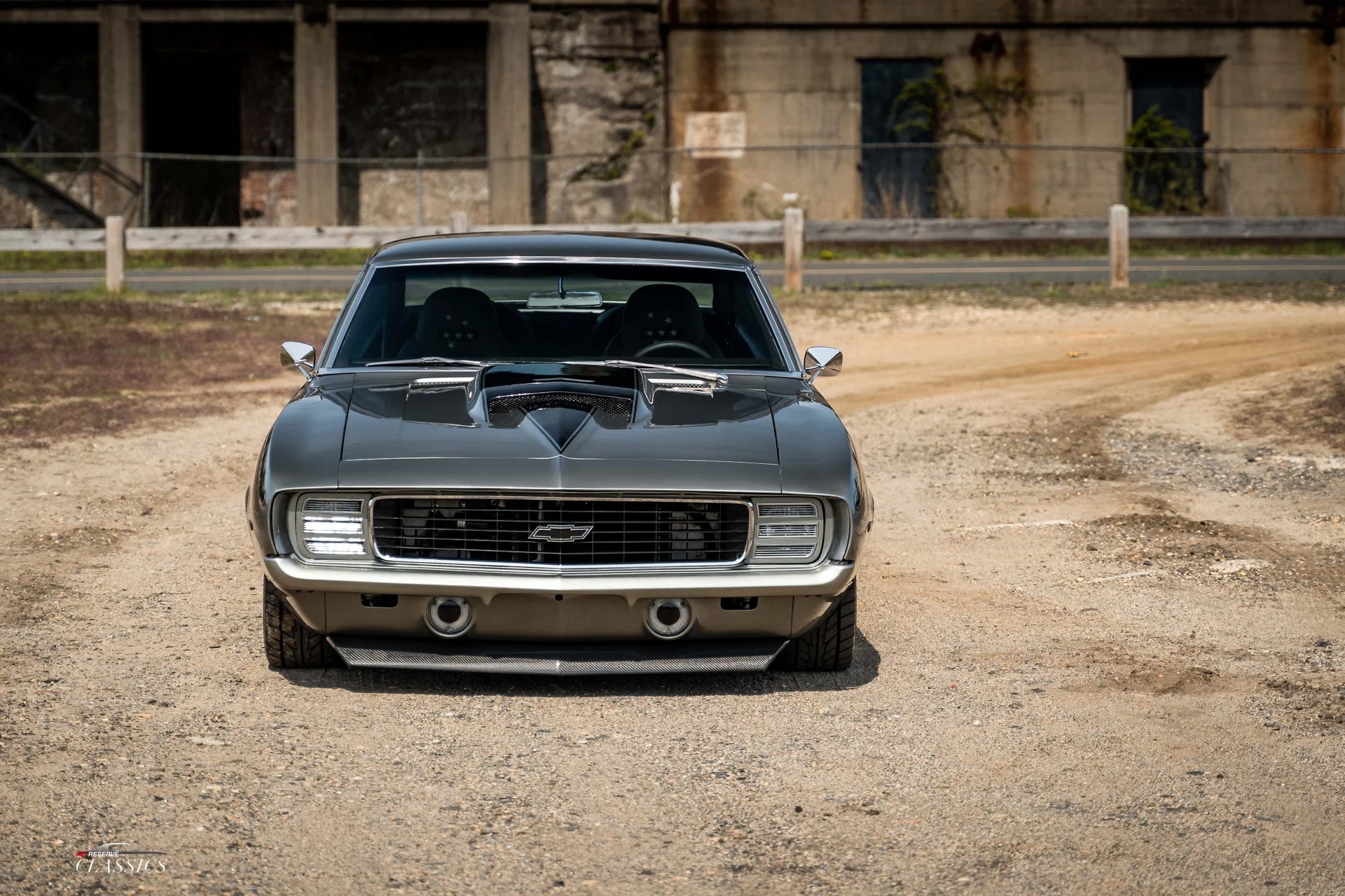 Close-Up Of This Classic 1969 Chevrolet Camaro RS/SS LS3 Pro-Tomotive Masterpiece Is Considered A Testament To Power, Style And Innovation In The Realm Of Classic Cars