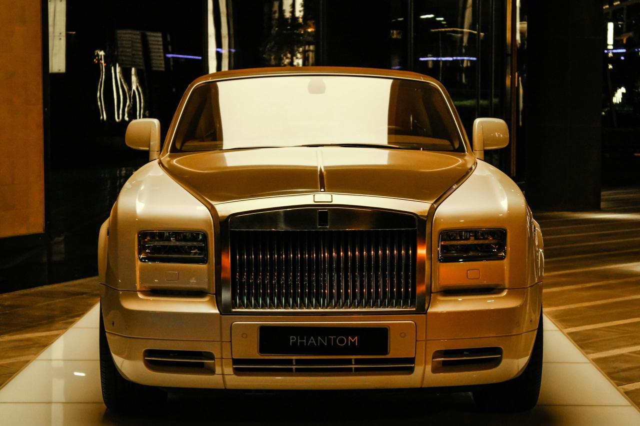 The Epitome of Luxury: The Gold Rolls-Royce