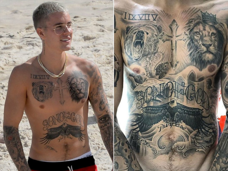 Justin Bieber Tattoo