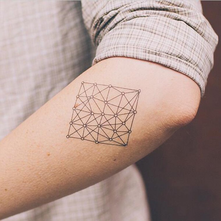 Geometric arm tattoos for girls (39 photos) 8 tattoos