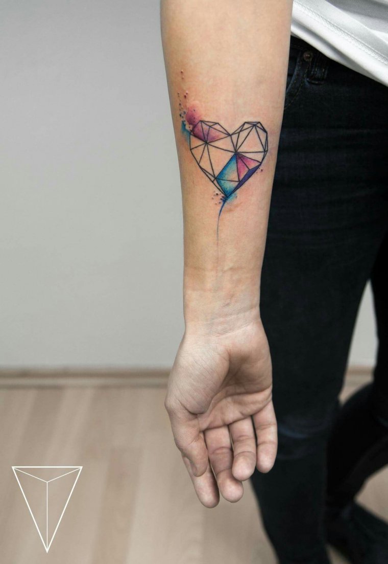 Geometric arm tattoos for girls (39 photos) 12 tattoos