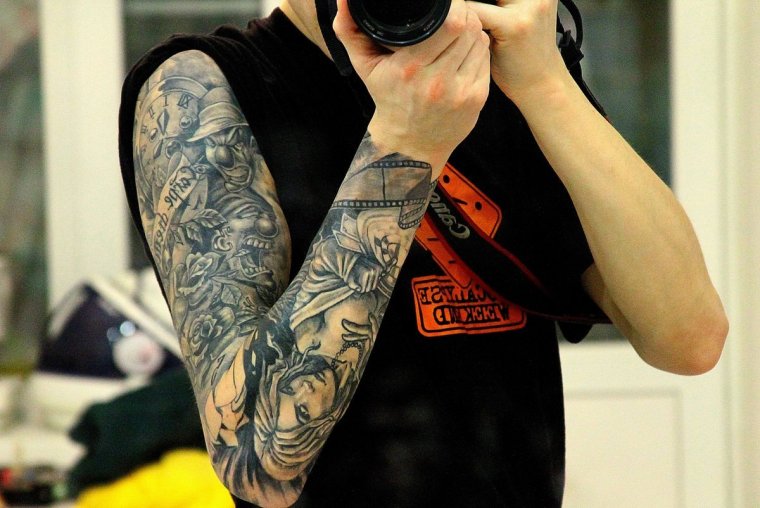 Tattoo sleeve for men