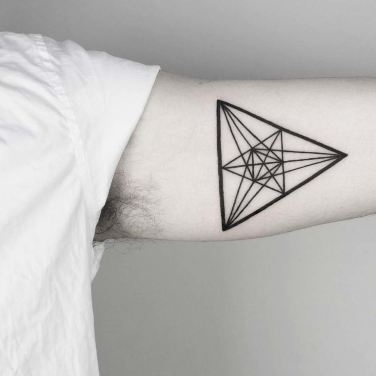 Geometric arm tattoos for girls (39 photos) 30 tattoos