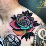 Men's tattoos with flowers: it can be stylish (48 photos) 9 tattoos