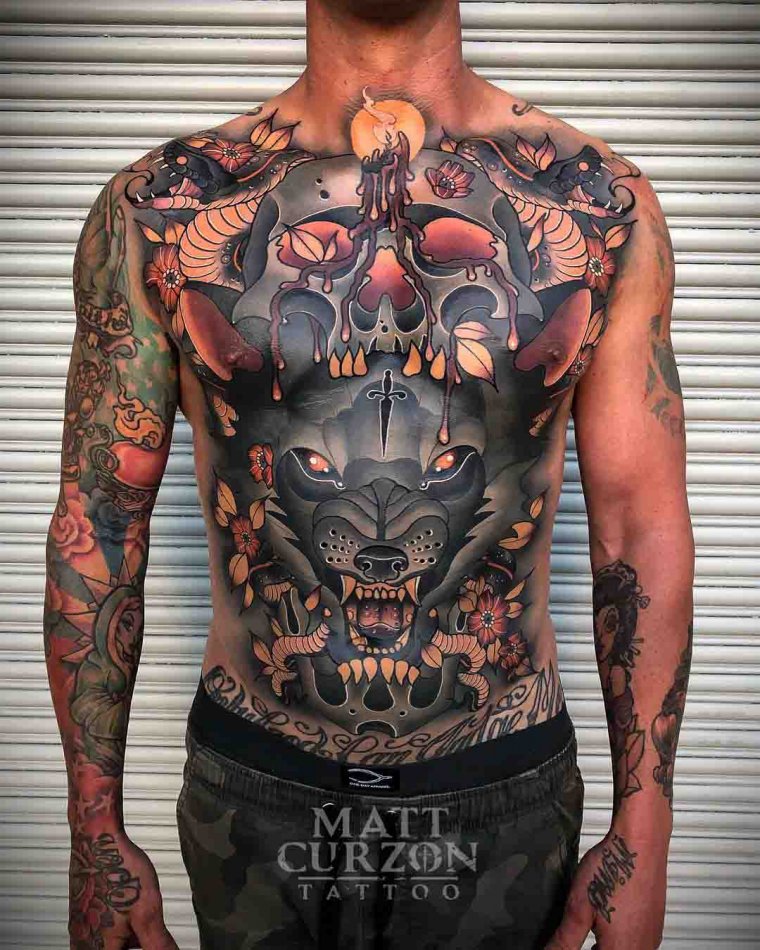 Full body tattoos for men (39 photos) 39 tattoo