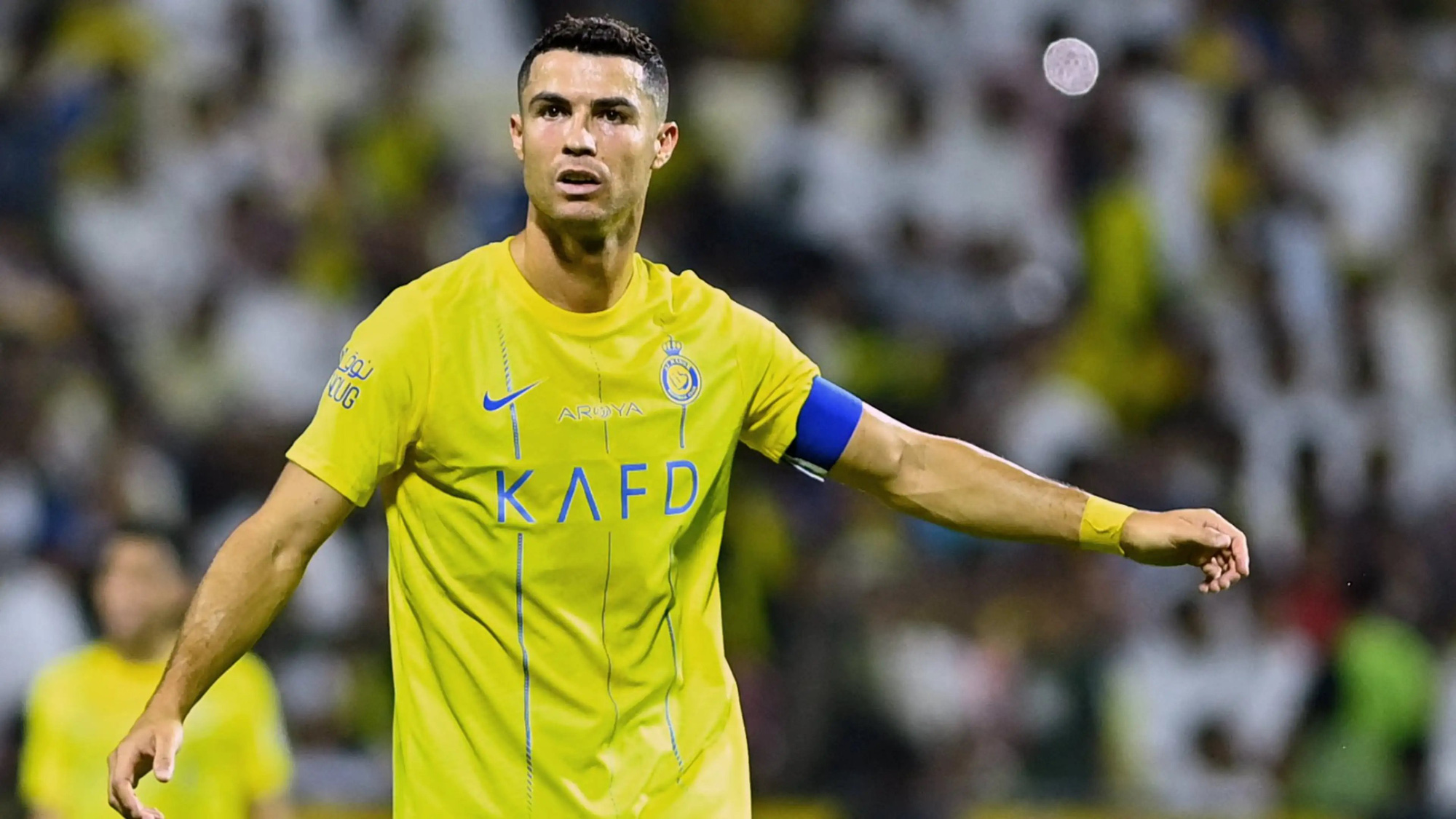 Ronaldo bị trừng phạt sau khi đáp trả cổ động viên Al Shabab - Ảnh: GETTY IMAGES