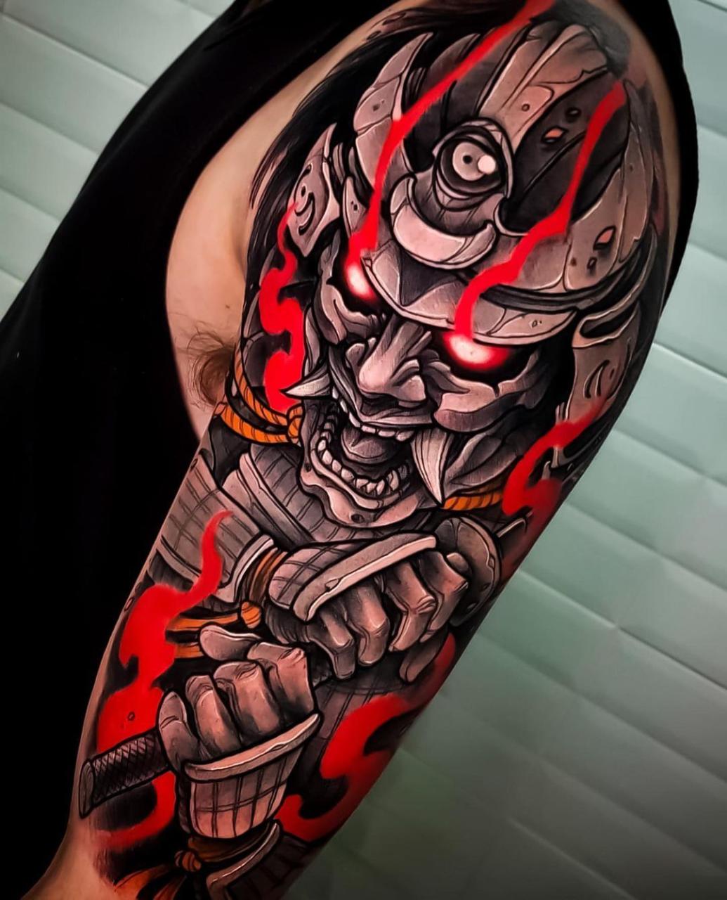 100 Japanese Samurai Tattoos Designs For Men 2020  Tatuagens na perna  masculinas Tatuagem na perna Tatuagem