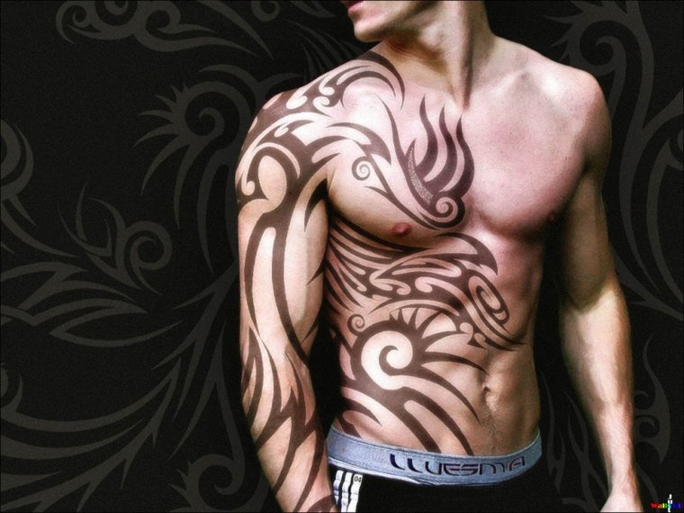 Full body tattoos for men (39 photos) 34 tattoo