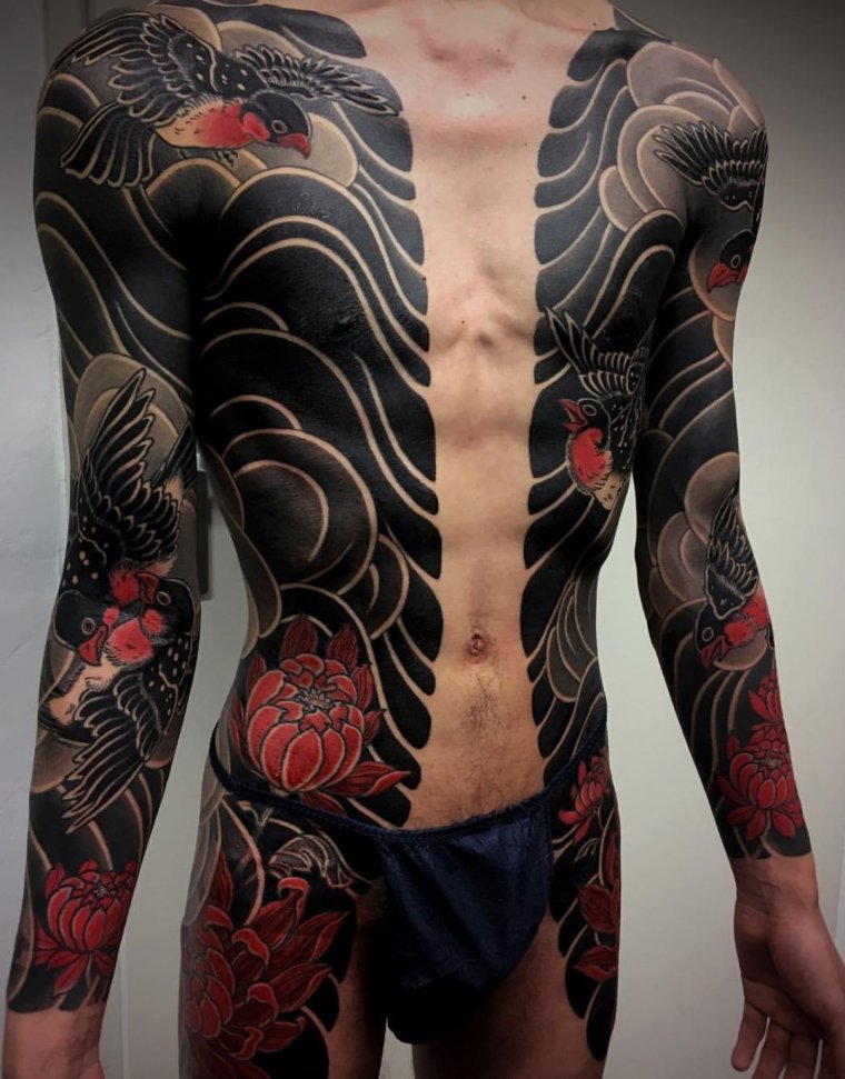 Full body tattoos for men (39 photos) 4 tattoo