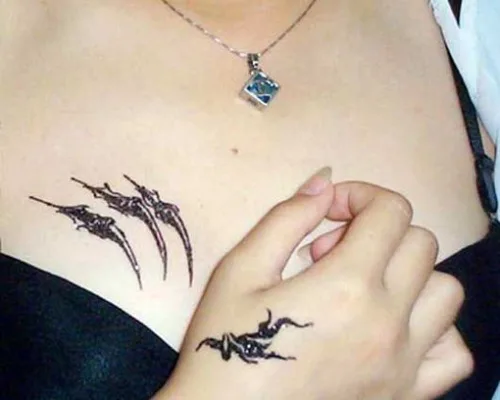 Dragon Tattoo Design for Women’s Hand