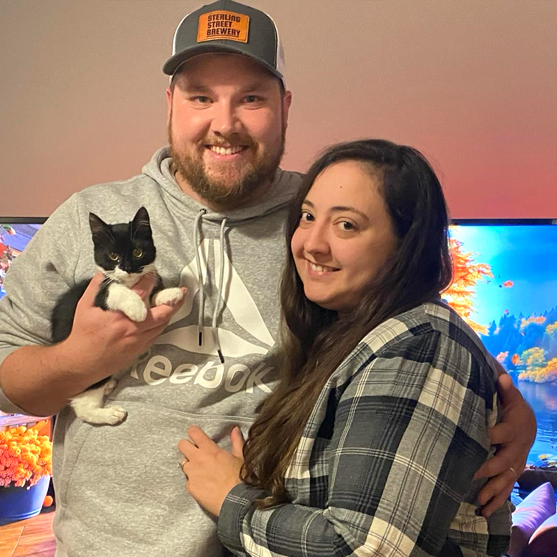 Family adopts Clarice and names her Nora, Odd Cat Sanctuary