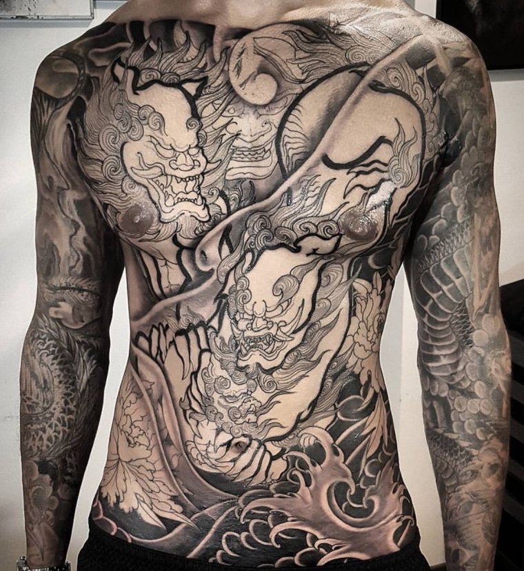 Full body tattoos for men (39 photos) 37 tattoo