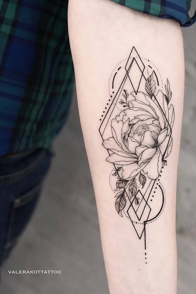 Geometric arm tattoos for girls (39 photos) 5 tattoos