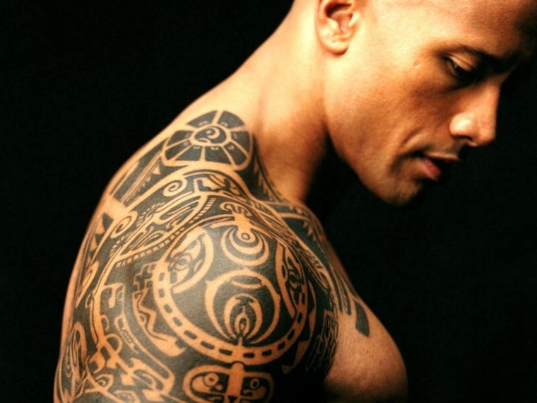 Fashionable men's shoulder tattoos (49 photos)7