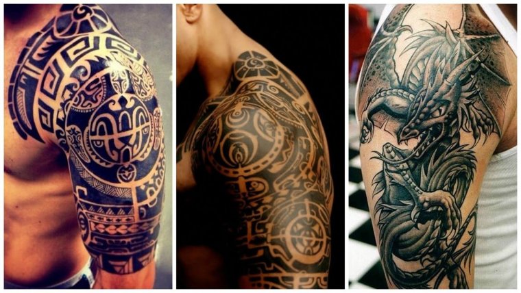 Fashionable men's shoulder tattoos (49 photos)32